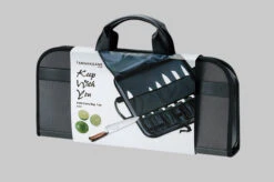 Tamahagane Chef's Knife Bag / Holds 7 Knives -Sharp Edge Shop TamahaganeChef sKnifeRollholds7knives 2