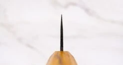 Tsukasa Santoku Shirogami #2 Oak 180mm (7.1") -Sharp Edge Shop TsukasaSantokuShirogami 2Oak180mm 410108101431 3