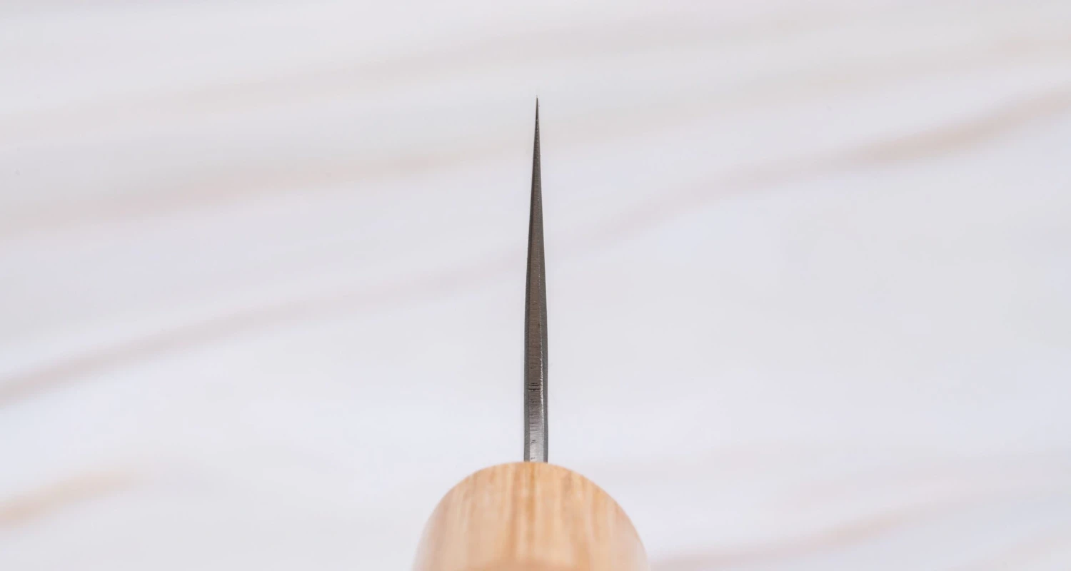 Tsunehisa Gyuto Shirogami #2 Cherry 210mm (8.3") 3 Tsunehisa Gyuto Shirogami #2 Cherry 210mm (8.3") - Image 3