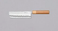 Tsunehisa Nakiri Shirogami #2 Cherry 165mm (6.5") -Sharp Edge Shop TsunehisaNakiriShirogami 2Cherry175mm 410106091514 2