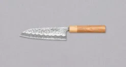 Tsunehisa Santoku Shirogami #2 Cherry 170mm (6.7") -Sharp Edge Shop TsunehisaSantokuShirogami 2Cherry180mm 410108101484 2