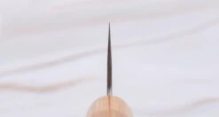 Tsunehisa Santoku Shirogami #2 Cherry 170mm (6.7") -Sharp Edge Shop TsunehisaSantokuShirogami 2Cherry180mm 410108101484 3