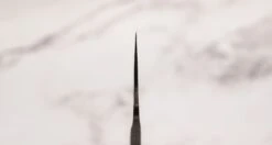 Yoshida Gyuto SUJ-2 Kuro-uchi 210mm (8.3") - BLADE -Sharp Edge Shop YoshidaGyutoSUJ 2Kuro uchi210mm 8.3 blade .030103121599 3