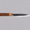 Yoshida Utility SUJ-2 Kuro-uchi 175mm (6.9") [Rosewood-Beechwood/Oval] -Sharp Edge Shop YoshidaUtilityKuro uchi175mm Rosewood Beechwood 00388 1