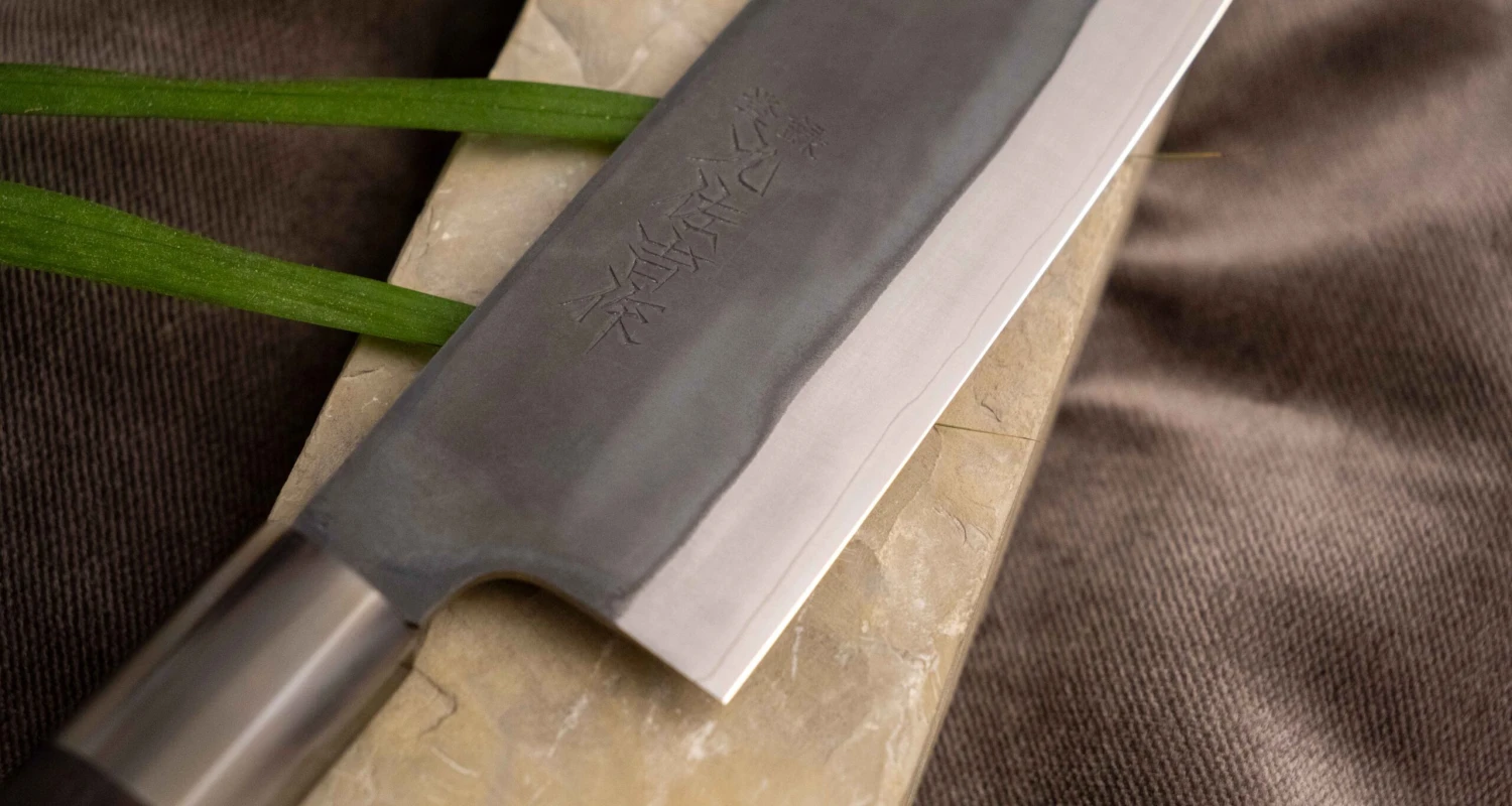 HAP-40 Bunka Black Ebony Blond Buffalo 190mm (7.5") 5 HAP-40 Bunka Black Ebony Blond Buffalo 190mm (7.5") - Image 5