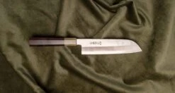 ZDP-189 Santoku Silver Ebony 180mm (7.1") -Sharp Edge Shop ZDP 189SantokuSilverEbonyBlondBuffalo180mm 7.1 00609 12