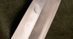 ZDP-189 Santoku Silver Ebony 180mm (7.1") -Sharp Edge Shop ZDP 189SantokuSilverEbonyBlondBuffalo180mm 7.1 00609 15