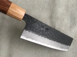 Tsunehisa Nakiri Aogami Super Kuro-uchi 165 Mm 165mm (6.5") [Walnut] -Sharp Edge Shop as morado kuro uchi nakiri 170 3