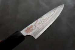 Saji Petty Wa Rainbow Damascus 135mm (5.3") -Sharp Edge Shop zakljucnividezrezilnozev 10