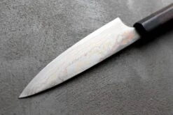 Saji Petty Wa Rainbow Damascus 135mm (5.3") -Sharp Edge Shop zakljucnividezrezilnozev 4